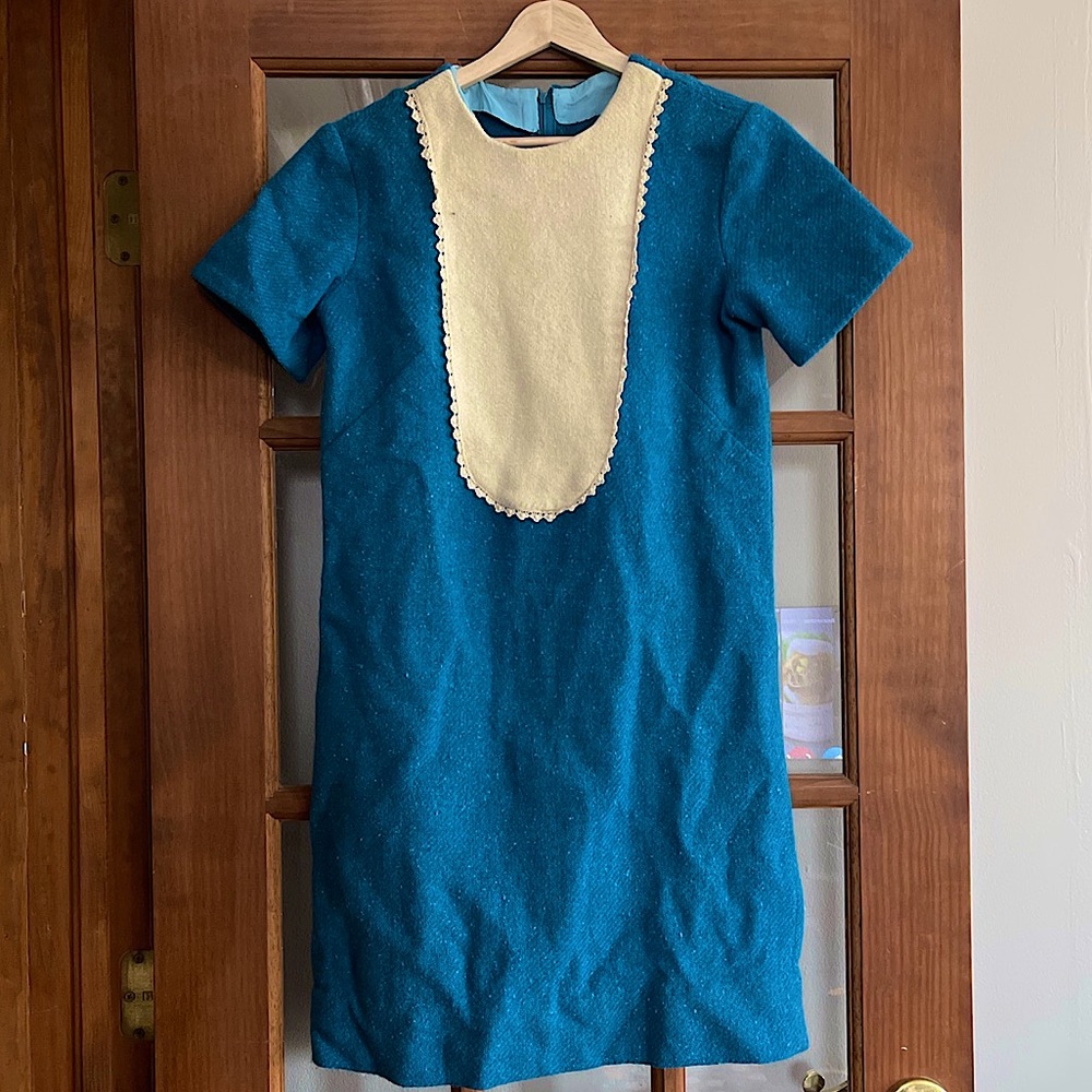 Handmade Vintage 60s mod shift dress